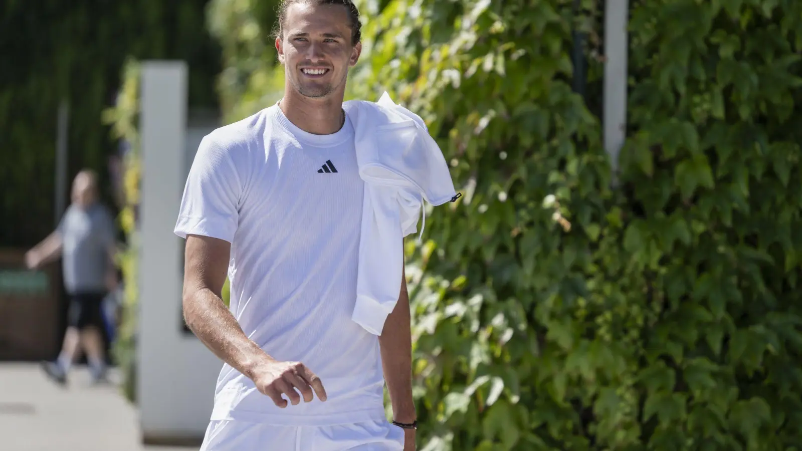 Für Ablenkung in Wimbledon hat Alexander Zverev gesorgt. (Foto: Alessandro Della Valle/KEYSTONE/dpa)