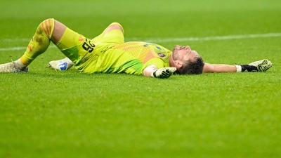 Christian Mathenia ist mit Nürnberg ausgeschieden. (Foto: Uwe Anspach/dpa)