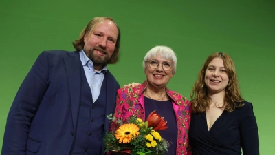 Die Grünen kürten ihr Spitzenpersonal für den Wahlkampf.  (Foto: Karl-Josef Hildenbrand/dpa)