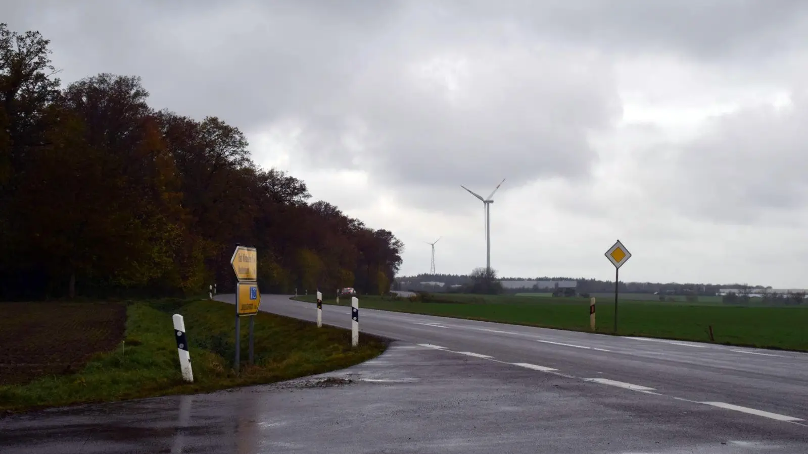 Die geplanten vier Windräder, die den Bürgerpark Custenlohr/Welbhausen“ bilden sollen, wären in der Umgebung in guter Gesellschaft. (Foto: Gerhard Krämer)