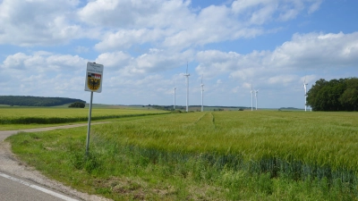 Im südöstlichsten Bereich des Landkreises Ansbach werden nach dem Regionalplan Westmittelfranken weitere Windräder aufgestellt. (Foto: Peter Tippl)
