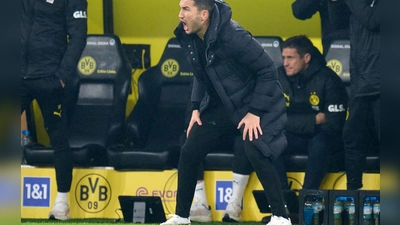 BVB-Coach Sahin war nach dem Remis gegen Hoffenheim bedient (Foto: Bernd Thissen/dpa)