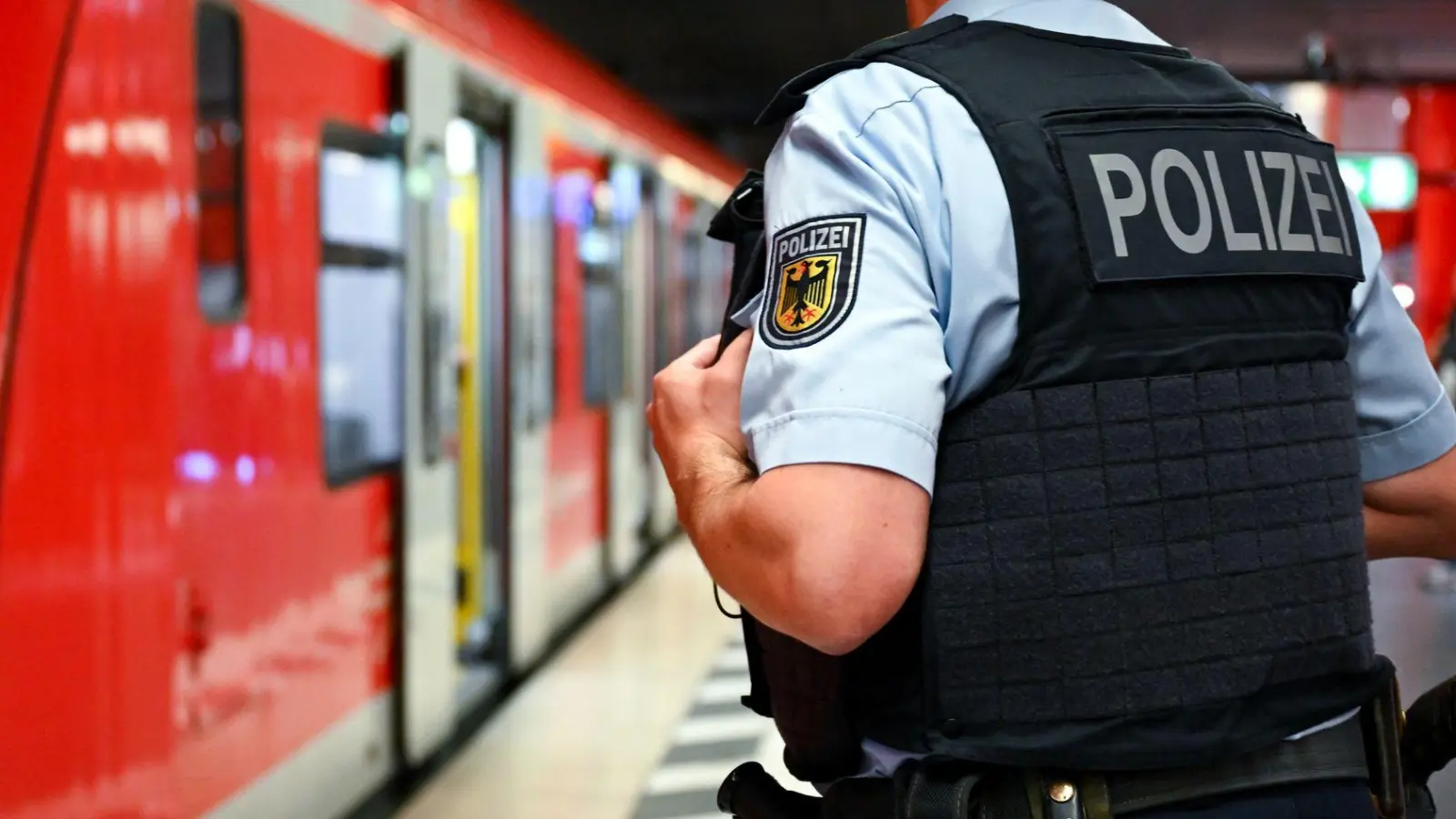 Die Bundespolizei erfasste in den ersten zehn Monaten 2024 mehr Straftaten in Bahnhöfen und in Zügen (Archivbild). (Foto: Sven Hoppe/dpa)