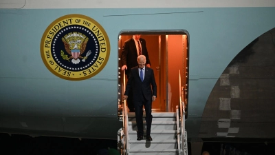 Ankunft von US-Präsident Biden in Berlin.  (Foto: Rabea Gruber/dpa)