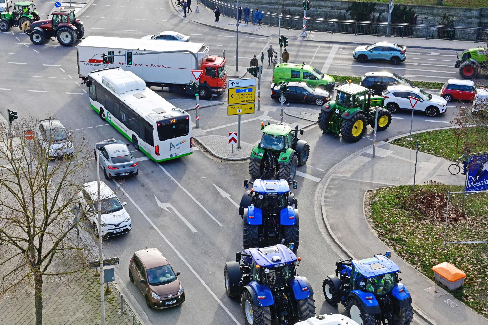 Bauerndemo Und Bahnstreik: Welches Chaos Folgt Ab Mittwoch? | FLZ.de