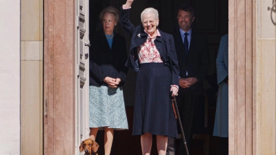 Die dänische Königin Margrethe ist nach einem Sturz im Krankenhaus (Archivbid).  (Foto: Liselotte Sabroe/Ritzau Scanpix via AP/dpa)