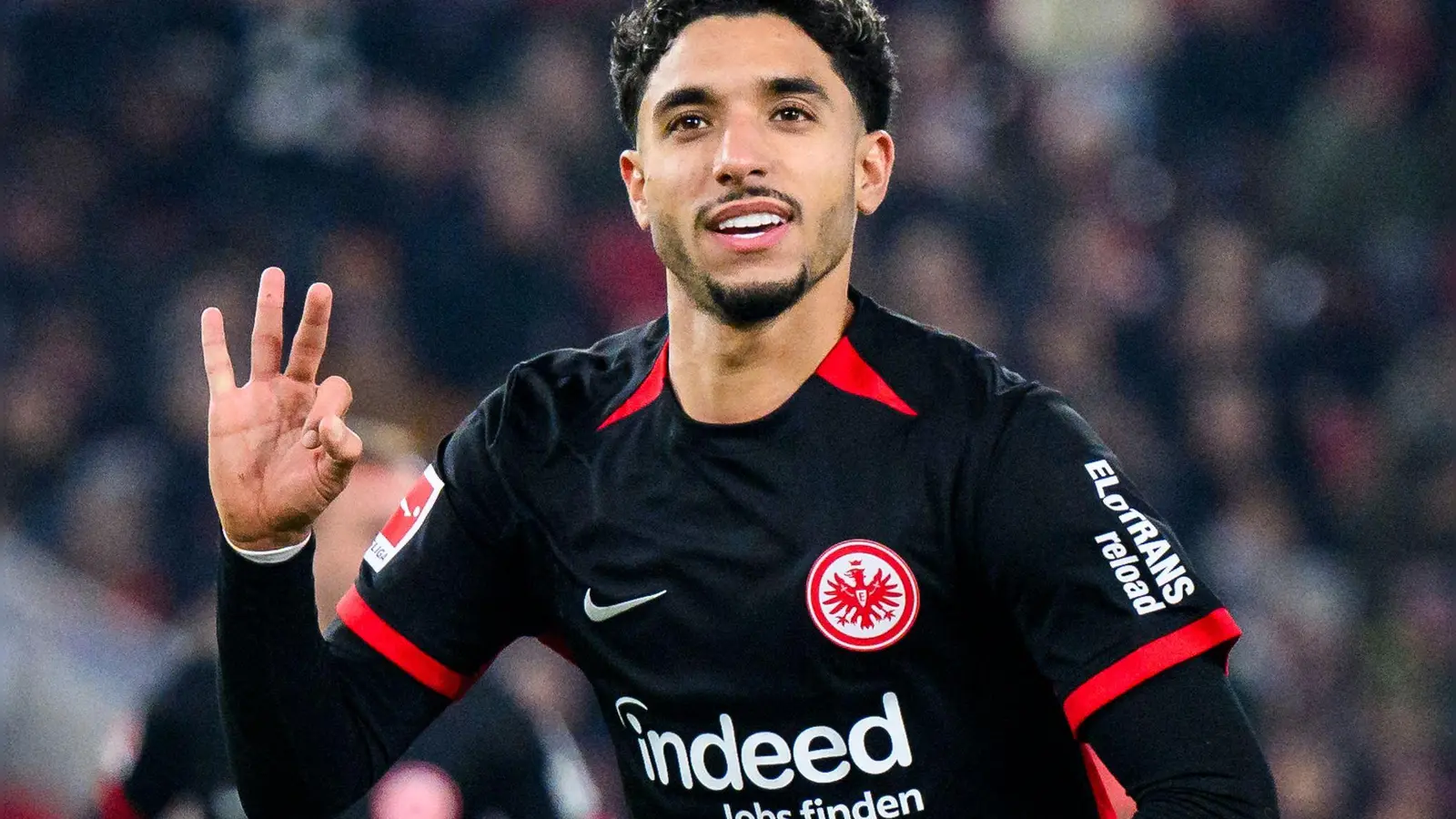 Wechselt wohl von Eintracht Frankfurt zu Manchester City: Omar Marmoush. (Foto: Tom Weller/dpa)