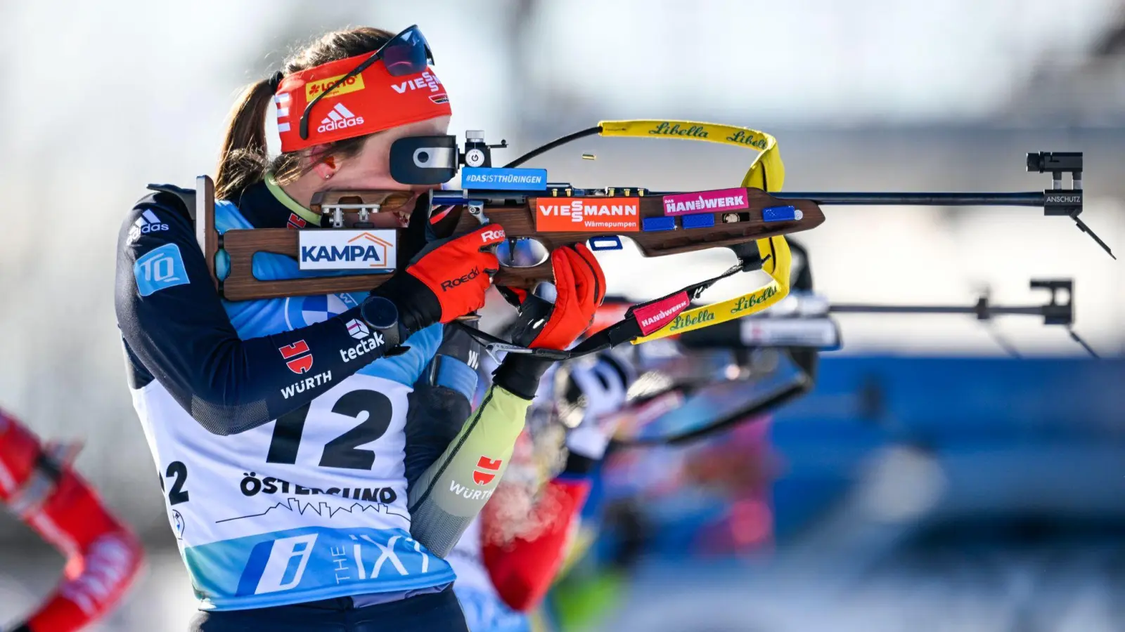 Vanessa Voigt sorgt sich wegen der Coronainfektionen im deutschen Team. (Foto: Anders Wiklund/TT News Agency/AP/dpa)