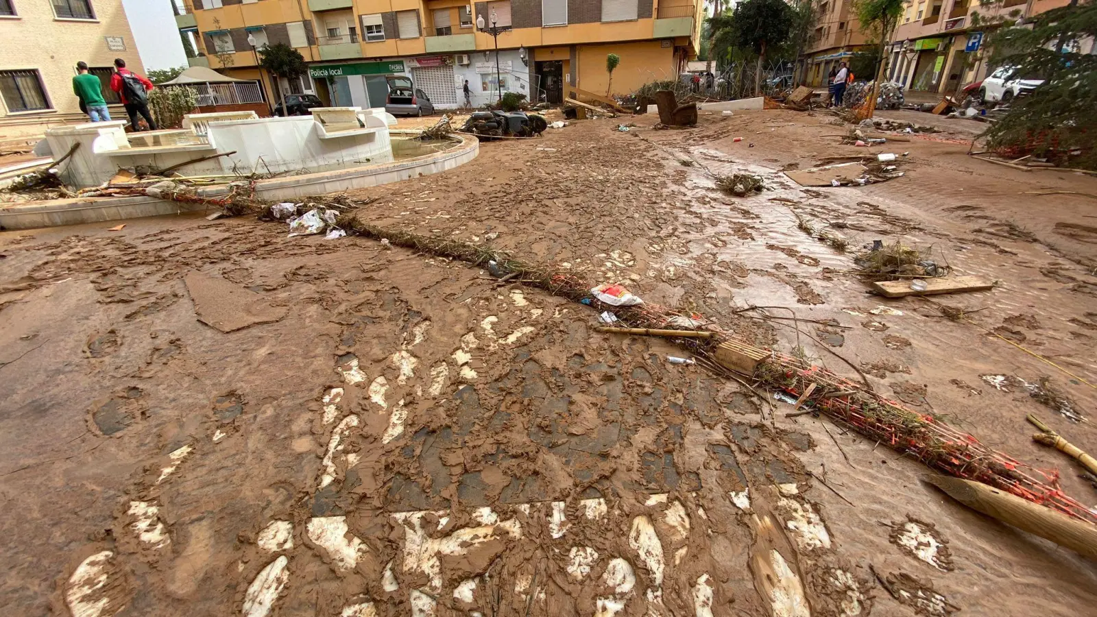 Die Verwüstungen in Picanya sind groß, viele Infrastrukturen beschädigt. Markt Erlbach will den spanischen Freunden nun zumindest finanziell helfen. (Foto: Gemeinde Picanya/Josep Almenar Navarro)