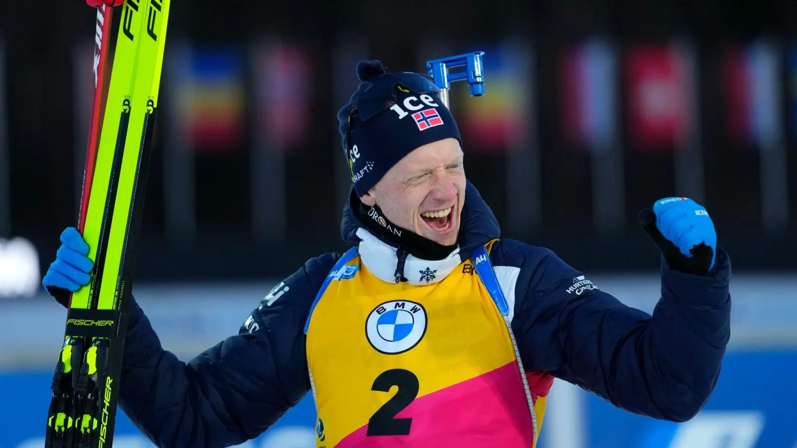 Biathlon-Dominator: Johannes Thingnes Bö aus Norwegen. (Foto: Petr David Josek/AP)