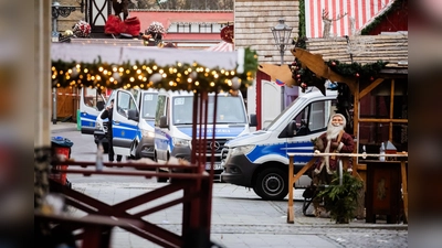 Die Polizei informiert über ihren Ermittlungsergebnissen zum Angriff auf den Magdeburger Weihnachtsmarkt  (Foto: Christoph Soeder/dpa)