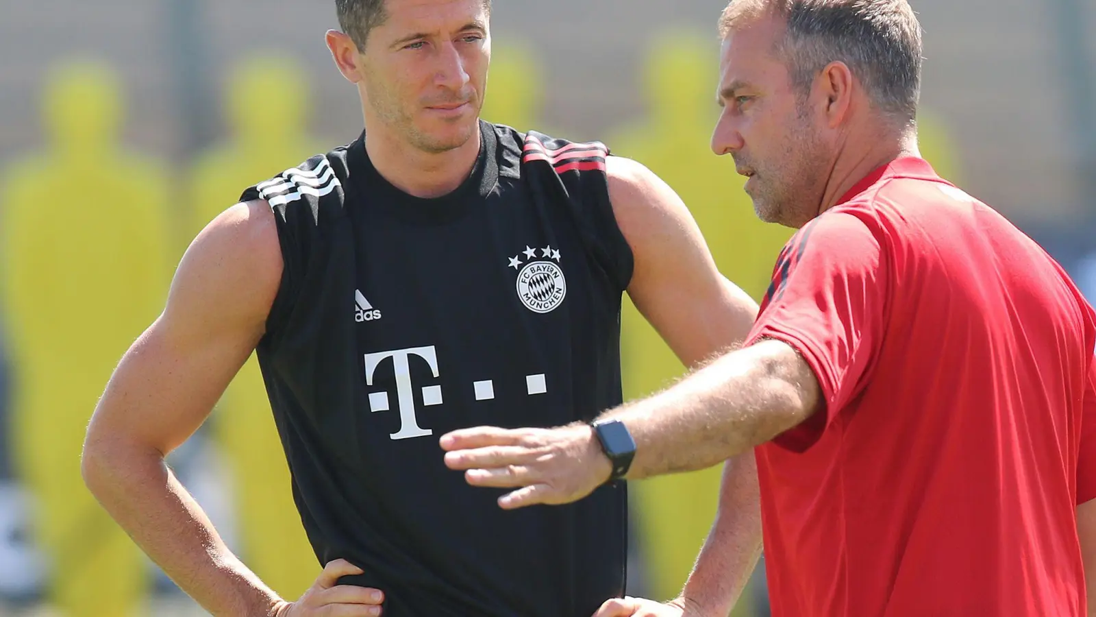 Hansi Flick und Robert Lewandowski gewannen 2020 gemeinsam das Triple. (Foto: M. Donato/FC Bayern/dpa)