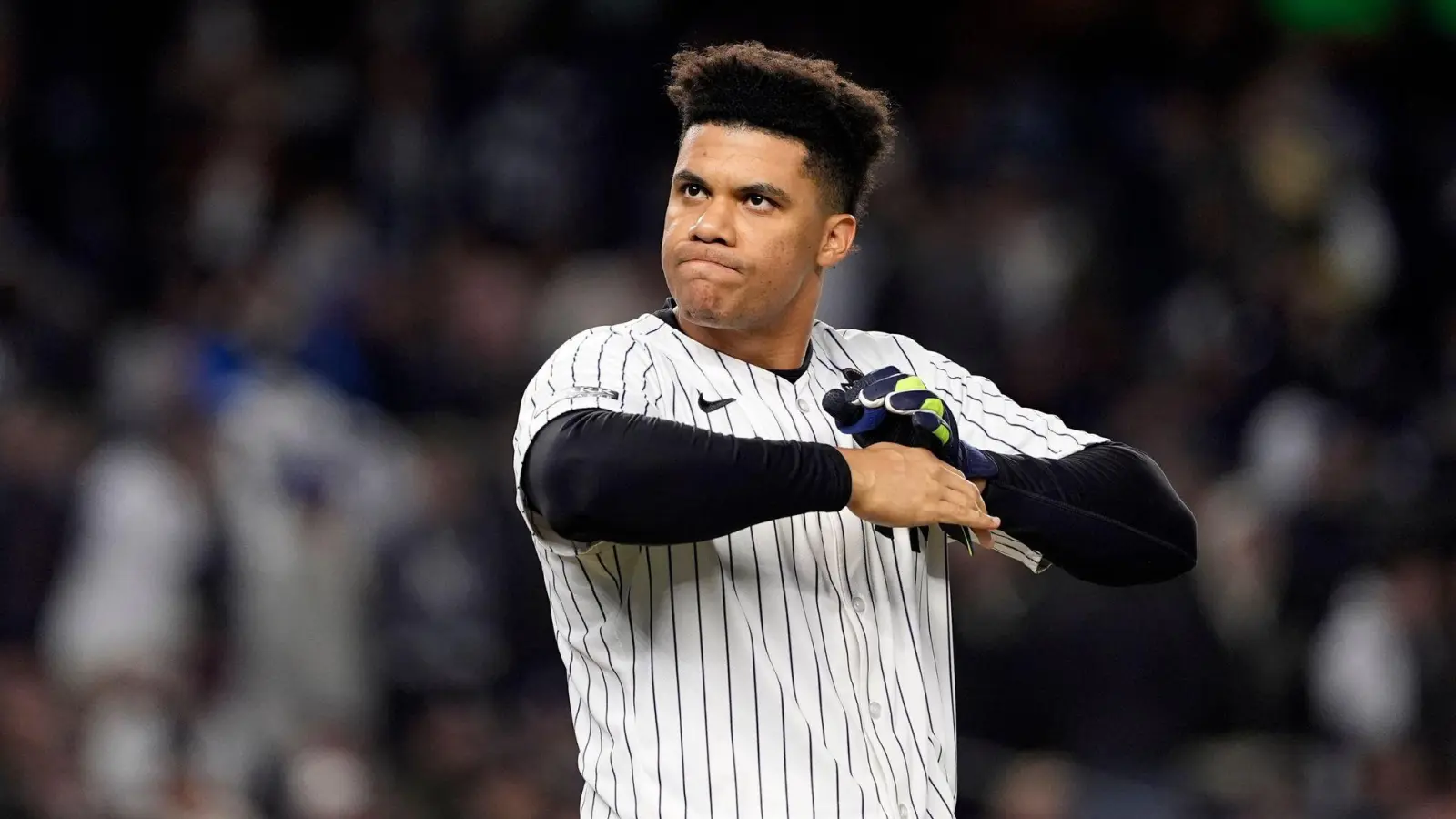 Muss sich um seine Finanzen wohl keine Sorgen machen: Baseball-Profi Juan Soto. (Archivbild) (Foto: Godofredo A. Vásquez/AP)