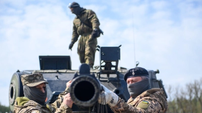 Soll vor Ort gewartet und repariert werden können: Leo für die Ukraine. (Archivbild) (Foto: Klaus-Dietmar Gabbert/dpa)