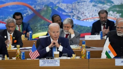 Für Biden dürfte der G20 in Rio der letzte große Gipfel als US-Präsident sein.  (Foto: Eric Lee/Pool The New York Times/AP/dpa)