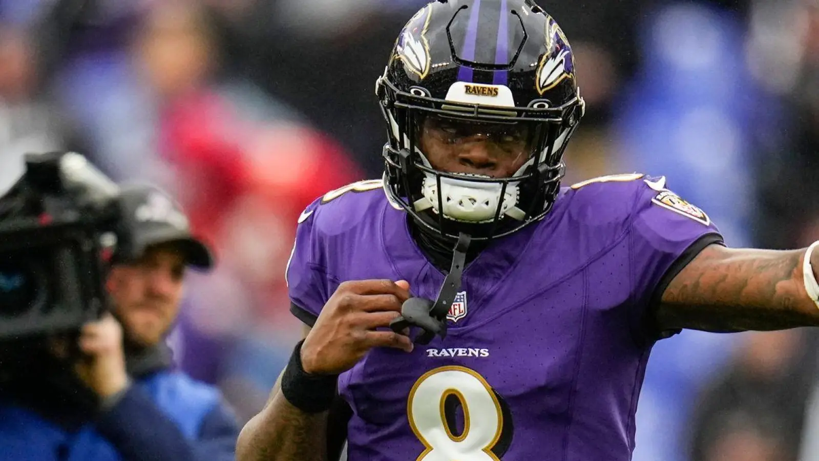 Lamar Jackson war erstmals 2019 zum MVP gewählt worden. (Foto: Julio Cortez/AP/dpa)