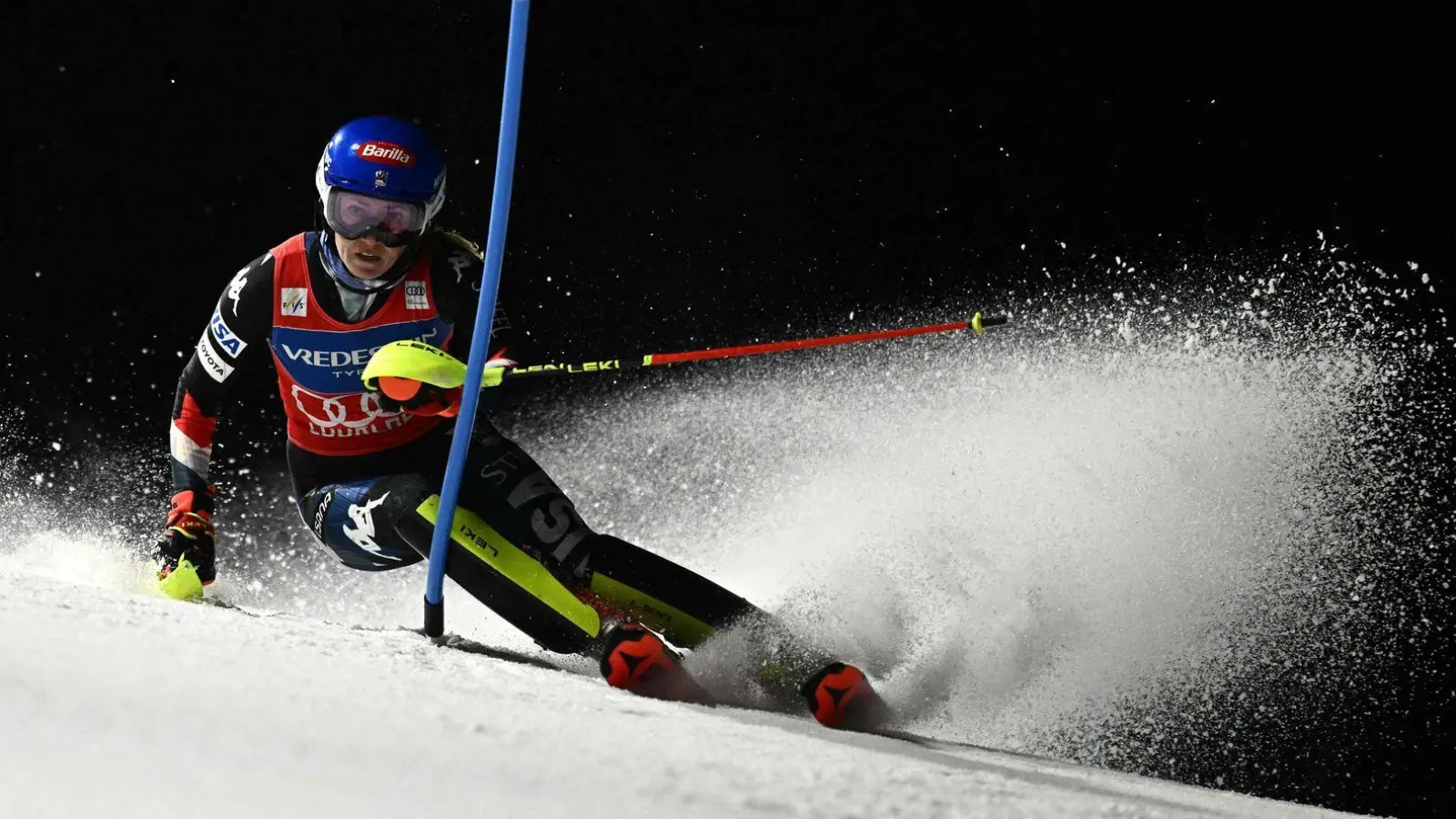 Mikaela Shiffrin gibt ihr Weltcup-Comeback in der nächsten Woche in Frankreich. (Foto: Jeff Pachoud/AFP/dpa)