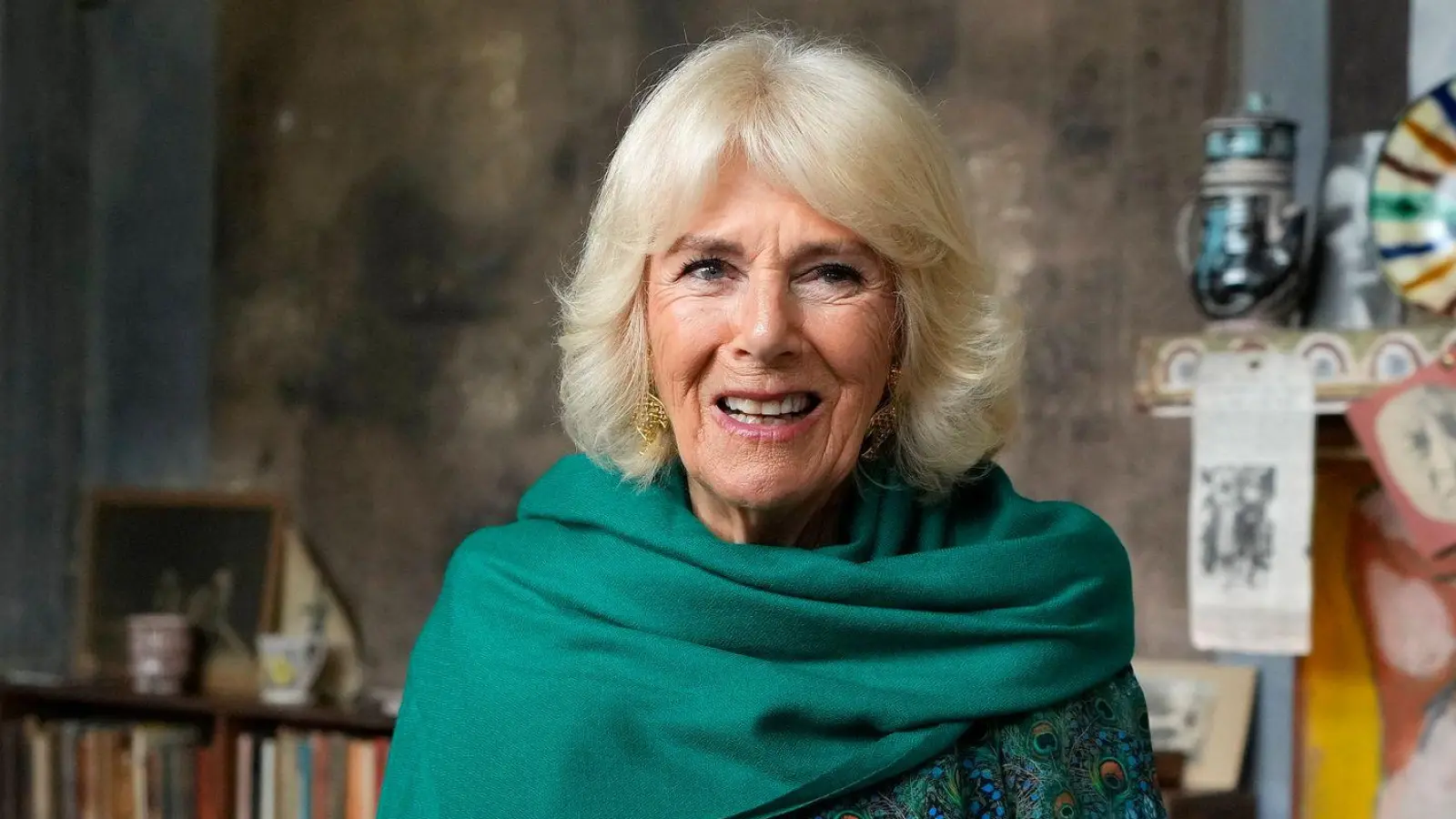 Die britische Königin Camilla ist eine passionierte Leserin. (Foto: Kirsty Wigglesworth/AP POOL/AP/dpa)