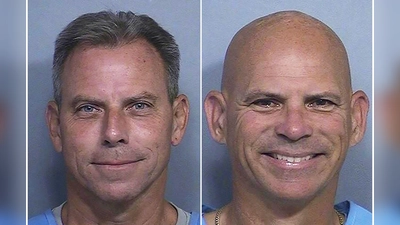 Erik Menendez (l) und sein Bruder Lyle Menendez wurden zu lebenslanger Haft verurteilt - kommen sie bald frei?  (Foto: Uncredited/California Dept. of Corrections  via AP/dpa)