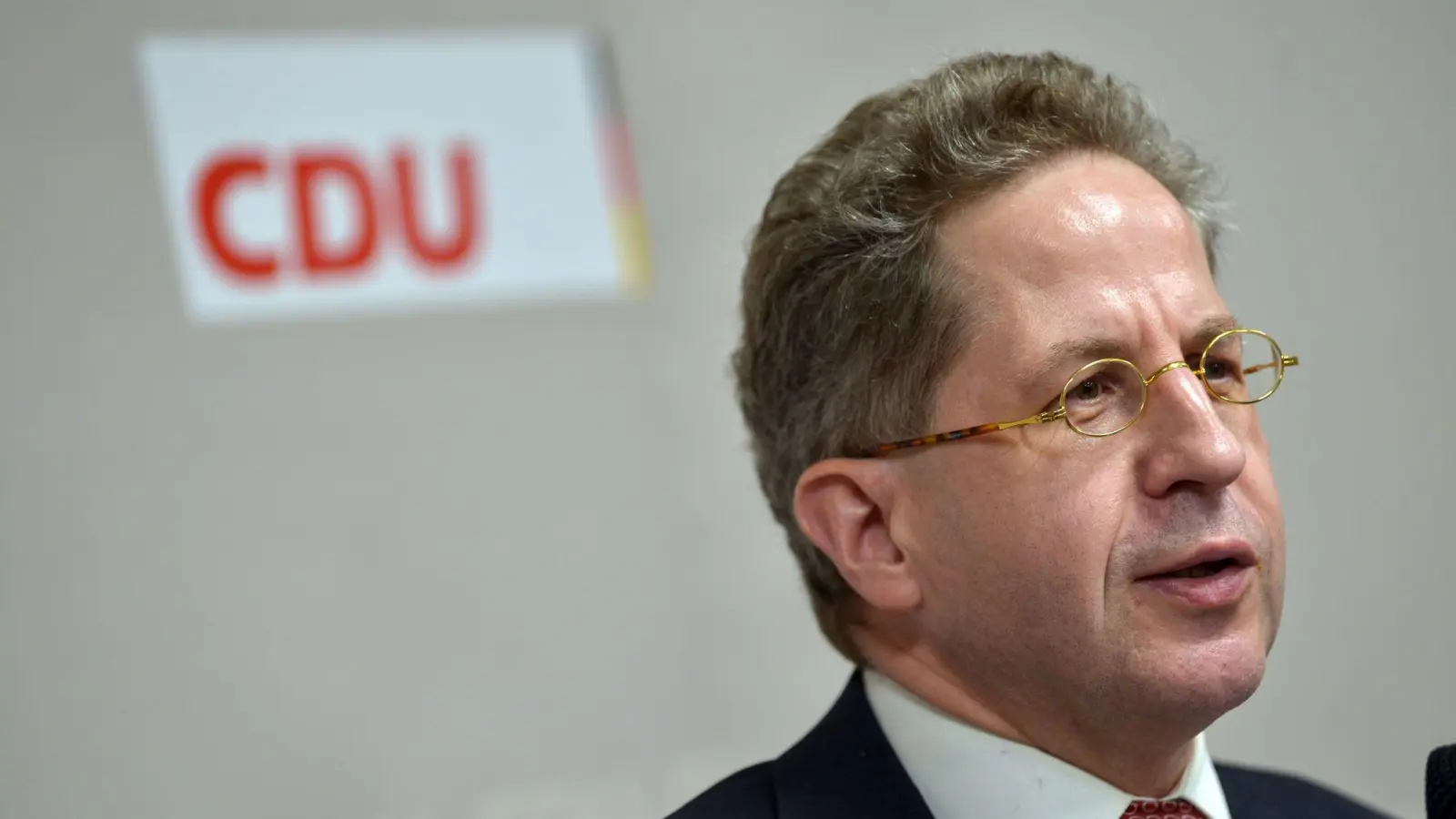 Die CDU ringt um die Parteimitgliedschaft von Hans-Georg Maaßen. (Foto: Heiko Rebsch/dpa-Zentralbild/dpa)