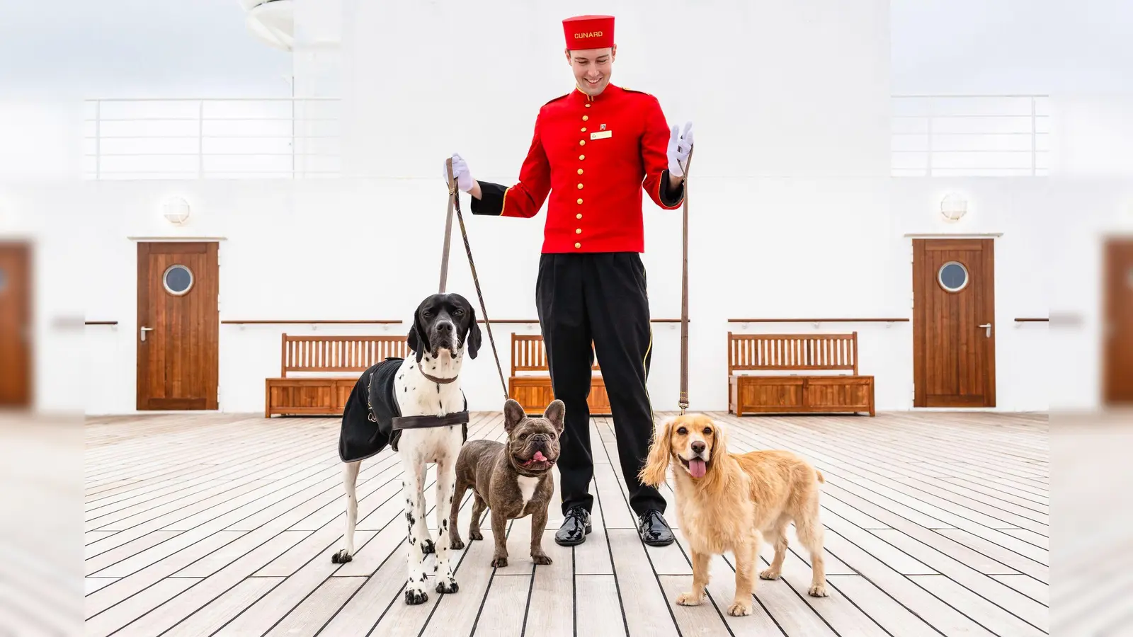 24 Zwinger, Platz zum Spielen und eine eigene Lounge für die Tierhalter: Hunde können an Bord der „Queen Mary 2“ mitreisen. (Foto: Christopher Ison/Cunard/dpa-tmn)