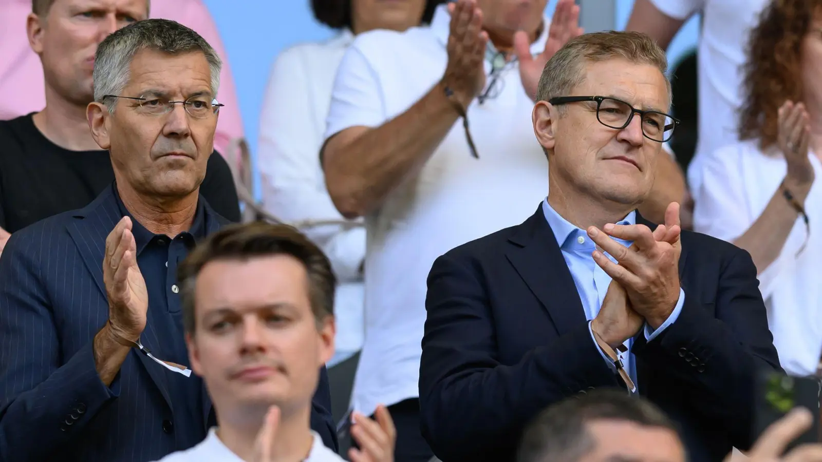 Herbert Hainer hat Jan-Christian Dreesen Rückendeckung gegeben. (Foto: Swen Pförtner/dpa)