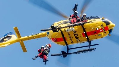 Innerhalb von zwei Wochen wollen die Luftretter Windeneinsätze üben. (Archivbild) (Foto: Markus Scholz/dpa)