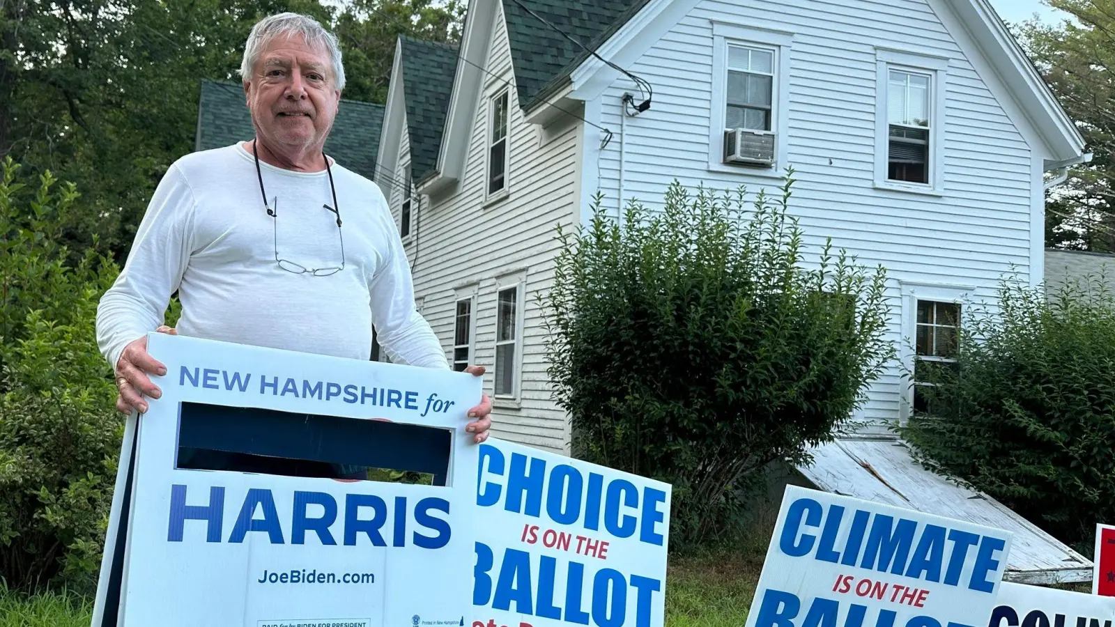 Ein Sieg der Demokratin Harris in New Hampshire galt als sicher. (Archivbild) (Foto: Holly Ramer/AP/dpa)