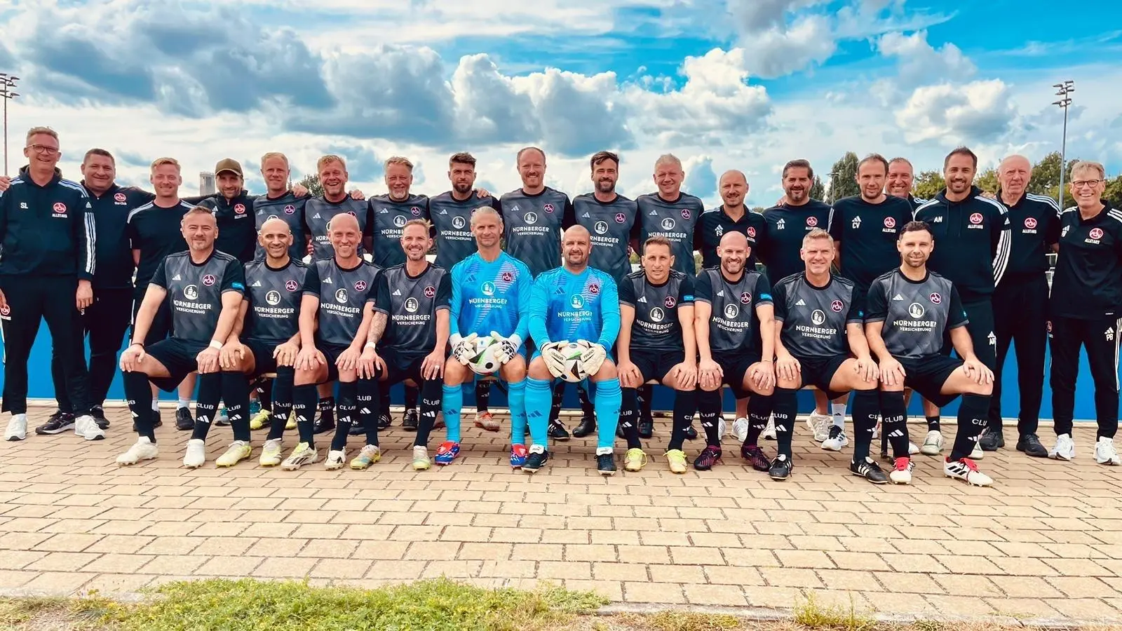 Das Nürnberger Ü40-Team wurde Dritter bei der Deutschen Meisterschaft in Berlin. (Foto: 1. FC Nürnberg)