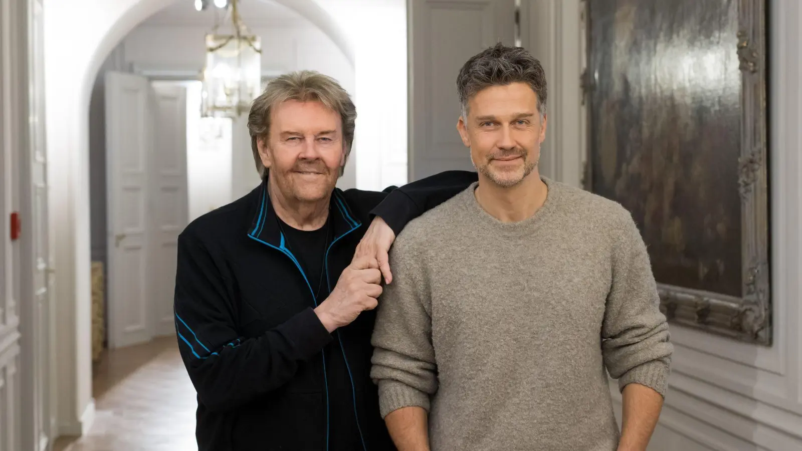 Vater und Sohn: Howard und Wayne Carpendale (Foto: Tobias Hase/dpa)