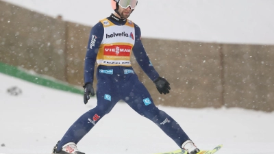 Generalprobe missglückt: Pius Paschke konnte beim Weltcup in Engelberg nicht überzeugen. (Foto: Manuel Geisser/KEYSTONE/dpa)