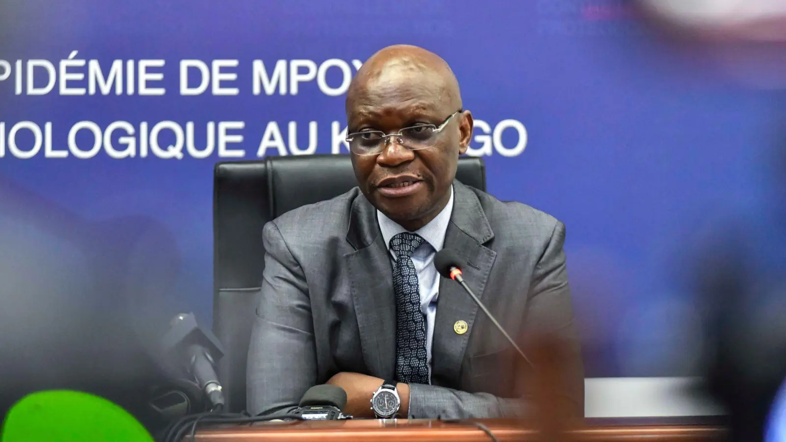 Der kongolesische Gesundheitsminister Roger Kamba (Foto: Samy Ntumba Shambuyi/AP)