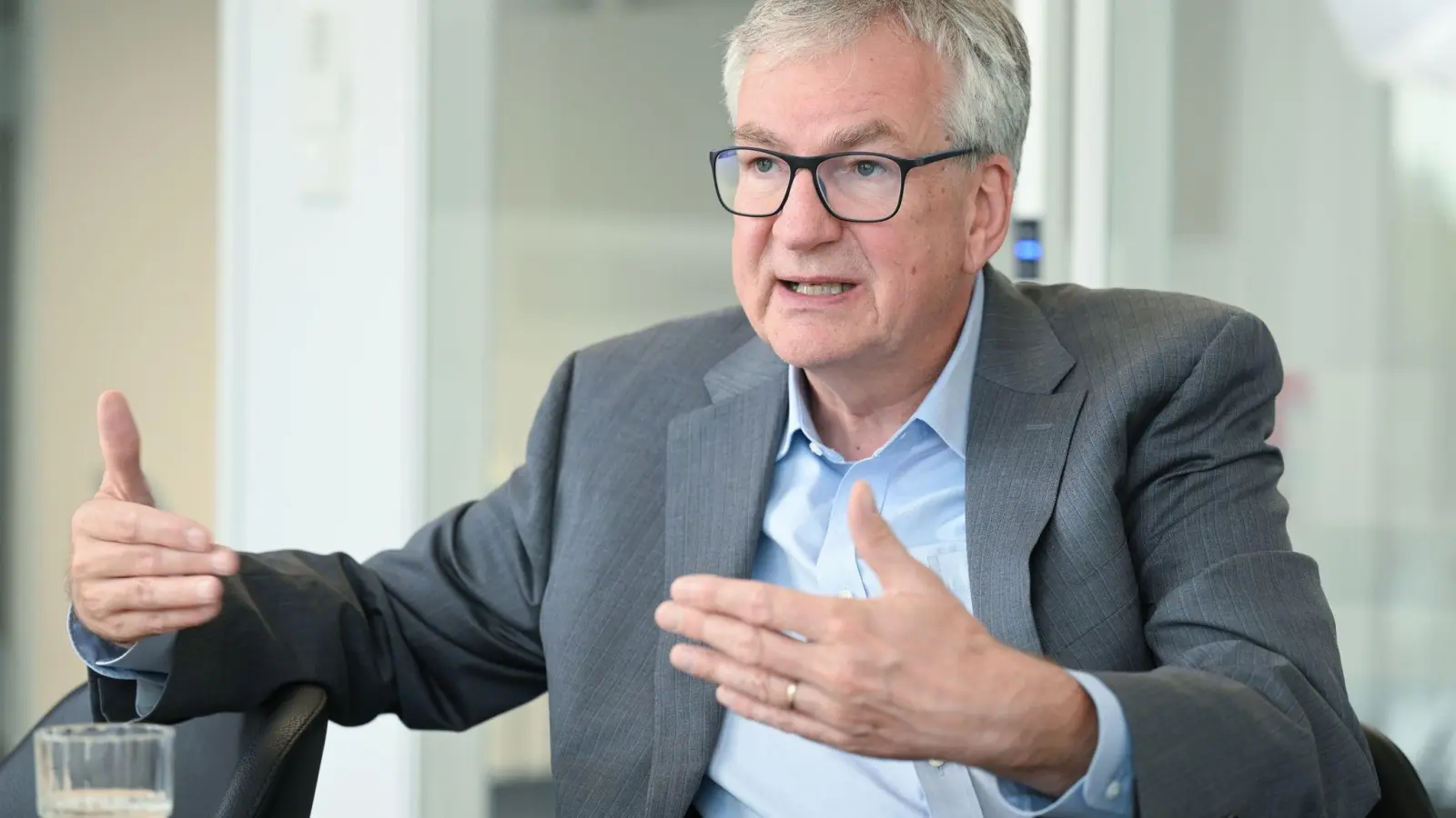 Martin Daum, Vorstandsvorsitzender des Nutzfahrzeugherstellers Daimler Truck. (Foto: Bernd Weißbrod/dpa)