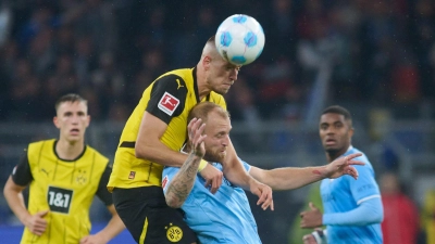 Wie oft in der jüngsten Vergangenheit entpuppte sich der VfL Bochum für den BVB als unbequemer Gegner.  (Foto: Bernd Thissen/dpa)