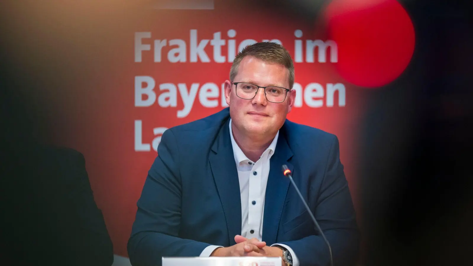 Holger Grießhammer stellte sich während einer Pressekonferenz als neuer Fraktionsvorstand der Bayern-SPD vor. (Foto: Peter Kneffel/dpa)