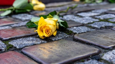 Nach dem Diebstahl aller zehn „Stolpersteine” in der Stadt Zeitz sind bereits Tausende Euro Spenden geflossen. (Archivbild) (Foto: Sascha Lotz/dpa)