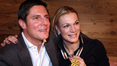 Wollen weiter Freunde bleiben: Maria Höfl-Riesch und Marcus Höfl. (Archivbild) (Foto: picture alliance / dpa)