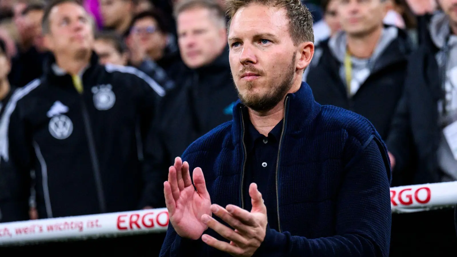 Bundestrainer Nagelsmann äußert sich erneut zu gesellschaftspolitischen Themen. (Foto: Tom Weller/dpa)