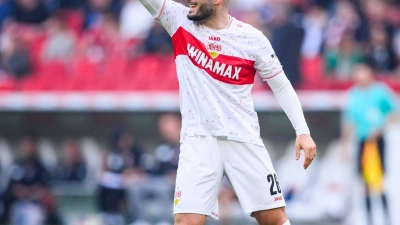 Der VfB Stuttgart möchte Leihspieler Deniz Undav fest verpflichten. (Foto: Tom Weller/dpa)
