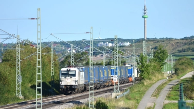 Die Bahnstrecke Würzburg-Treuchtlingen soll 2028 für Monate gesperrt werden. Damit werden auch über Ansbach auf der Magistrale keine Züge fahren. (Bild: Johannes Hirschlach)