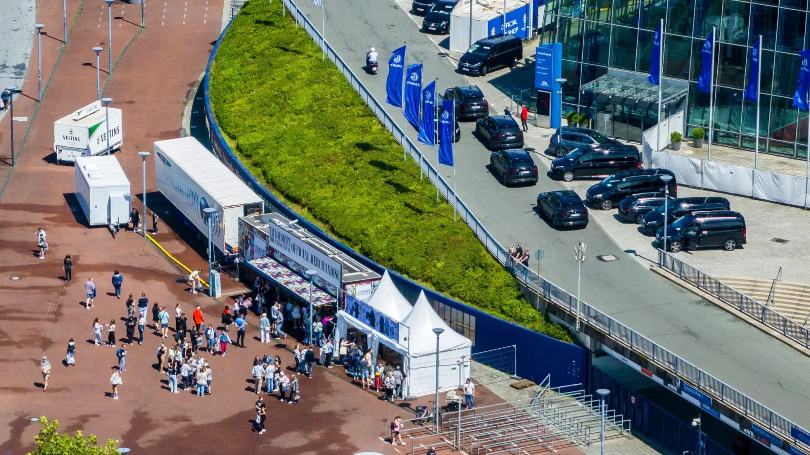 Vor dem Konzert in Gelsenkirchen nimmt die Polizei einen Stalker fest.  (Foto: Christoph Reichwein/dpa)