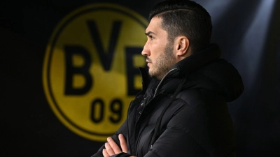 Trainer Nuri Sahin steckt mit Borussia Dortmund in der Krise. (Foto: Bernd Thissen/dpa)