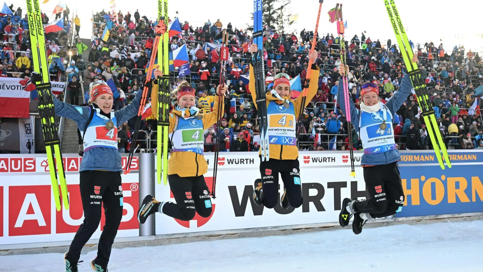 Auch in diesem Winter hoffen die deutschen Biathletinnen und Biathleten auf zahlreiche Podestplätze. (Foto: Hendrik Schmidt/dpa)