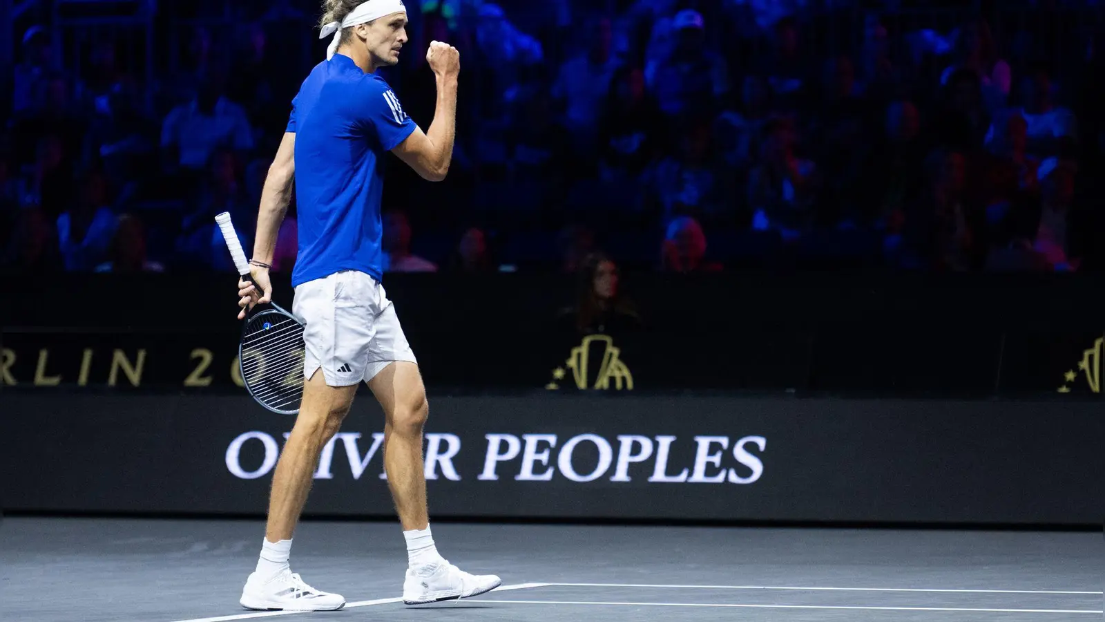 Alexander Zverev hatte nach dem Laver Cup in Berlin eine kurze Turnierpause eingelegt. (Foto: Christophe Gateau/dpa)