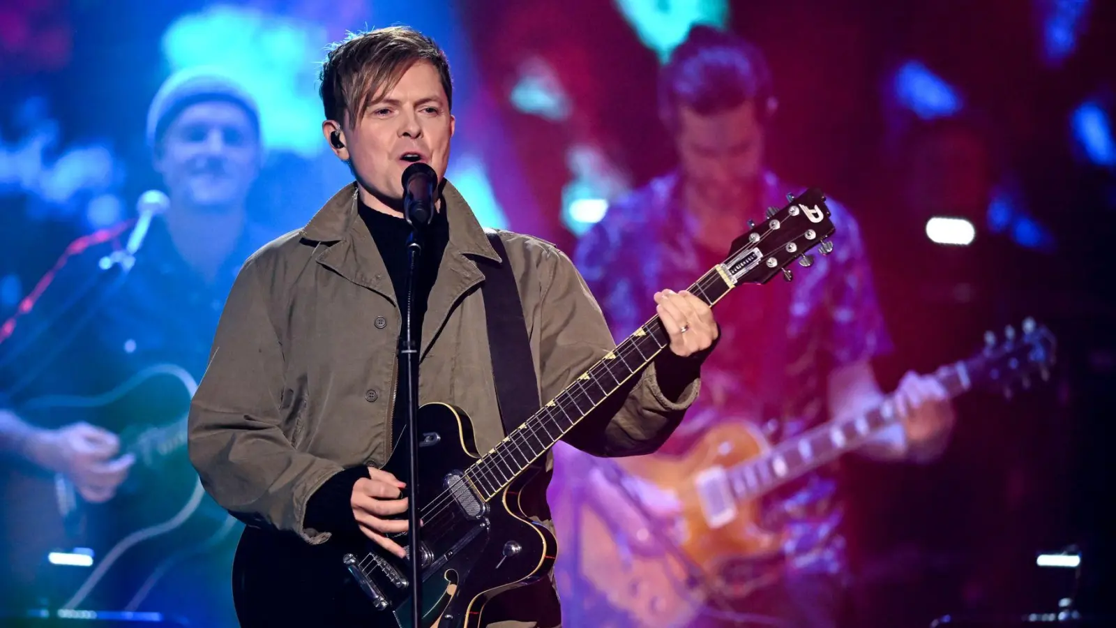 Auftritt des Sängers Michael Patrick Kelly in einer Fernsehshow. Ein Open-Air mit dem Musiker wurde nun kurzfristig wegen einer Erkrankung Kellys abgesagt. (Archivfoto) (Foto: Hendrik Schmidt/dpa)