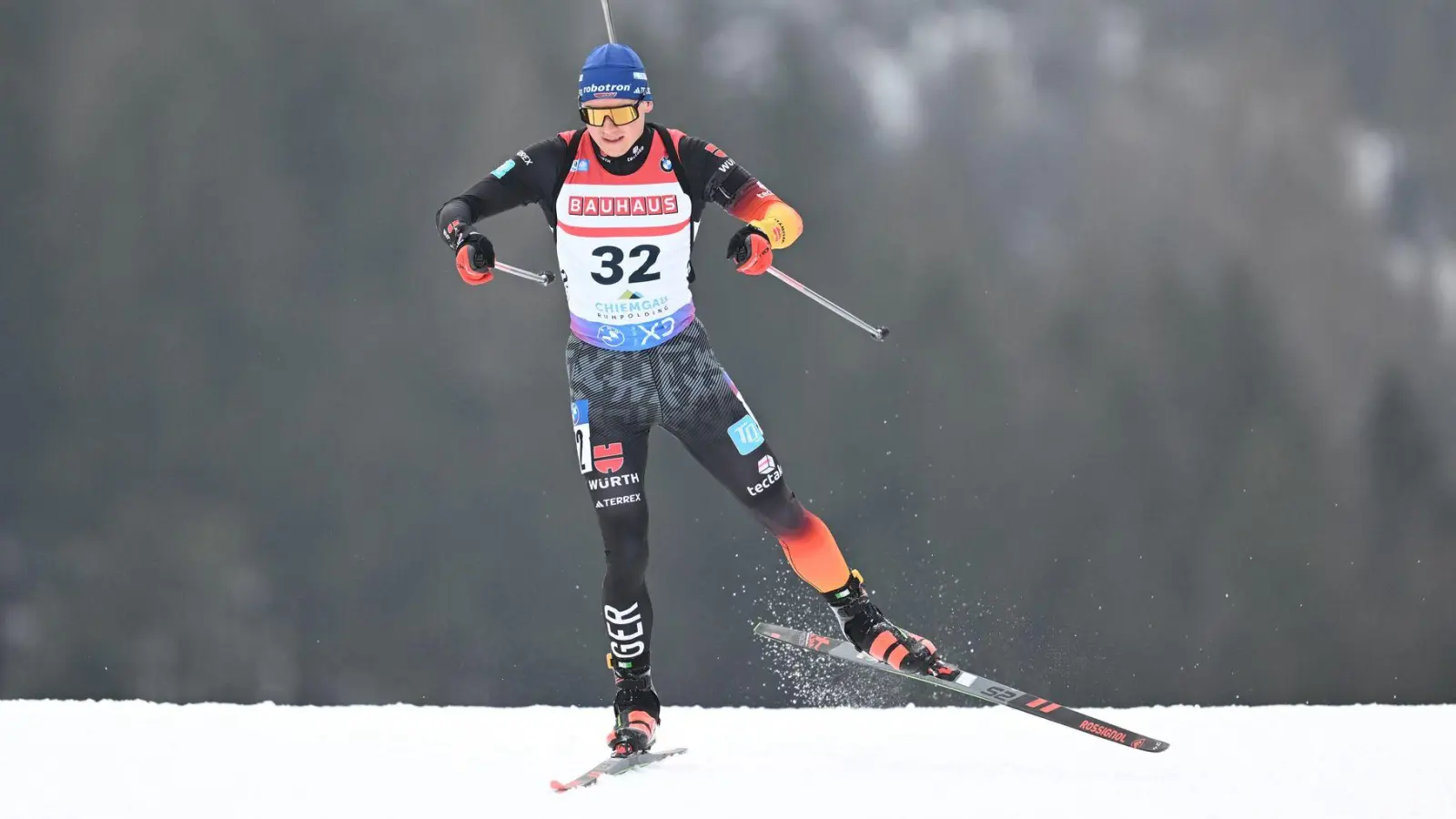 Justus Strelow wird im Einzel in Ruhpolding bester Deutscher. (Foto: Sven Hoppe/dpa)