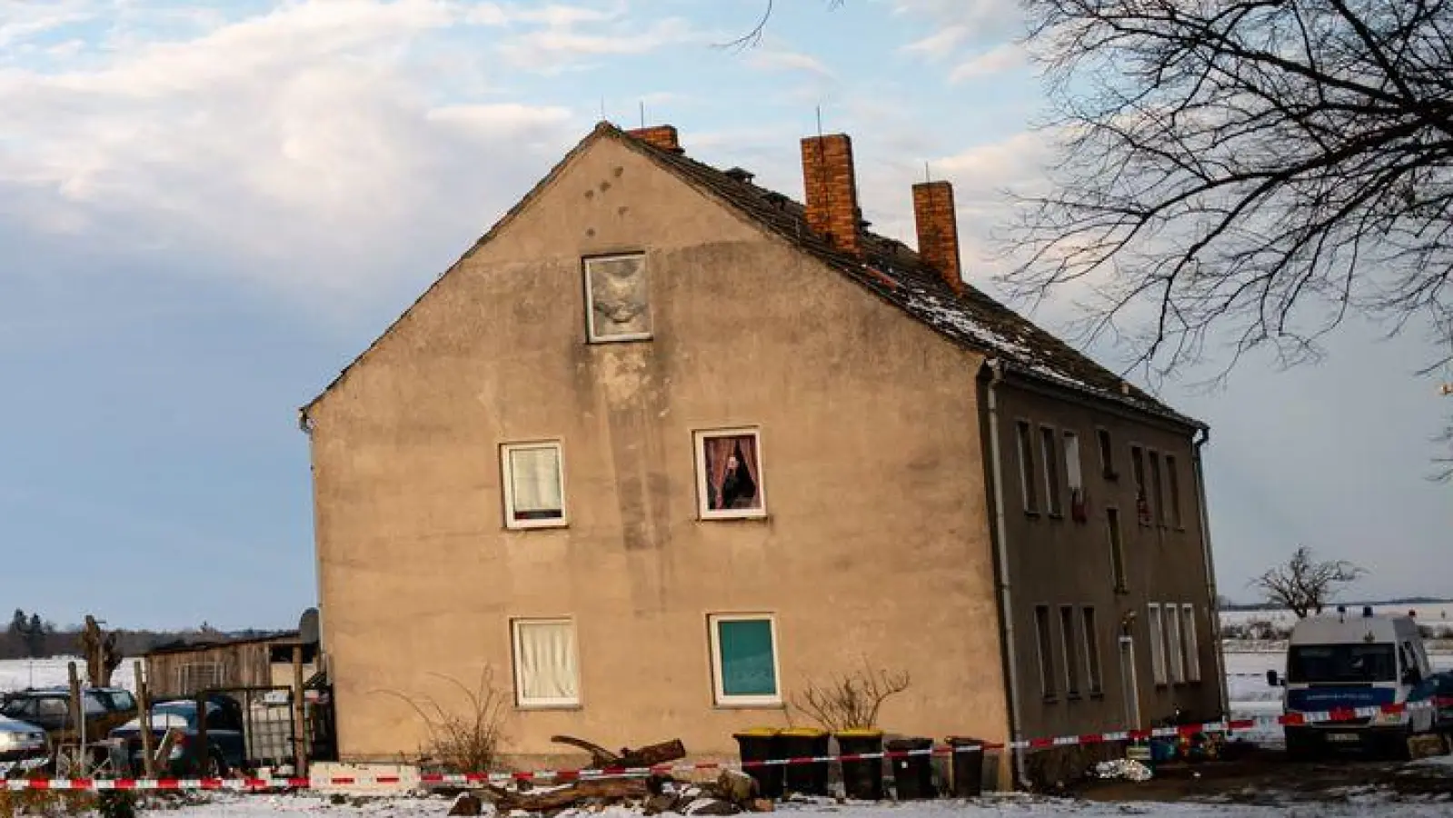 In Casekow sind bei einer Gewalttat zwei Menschen gestorben. (Foto: Fabian Sommer/dpa)