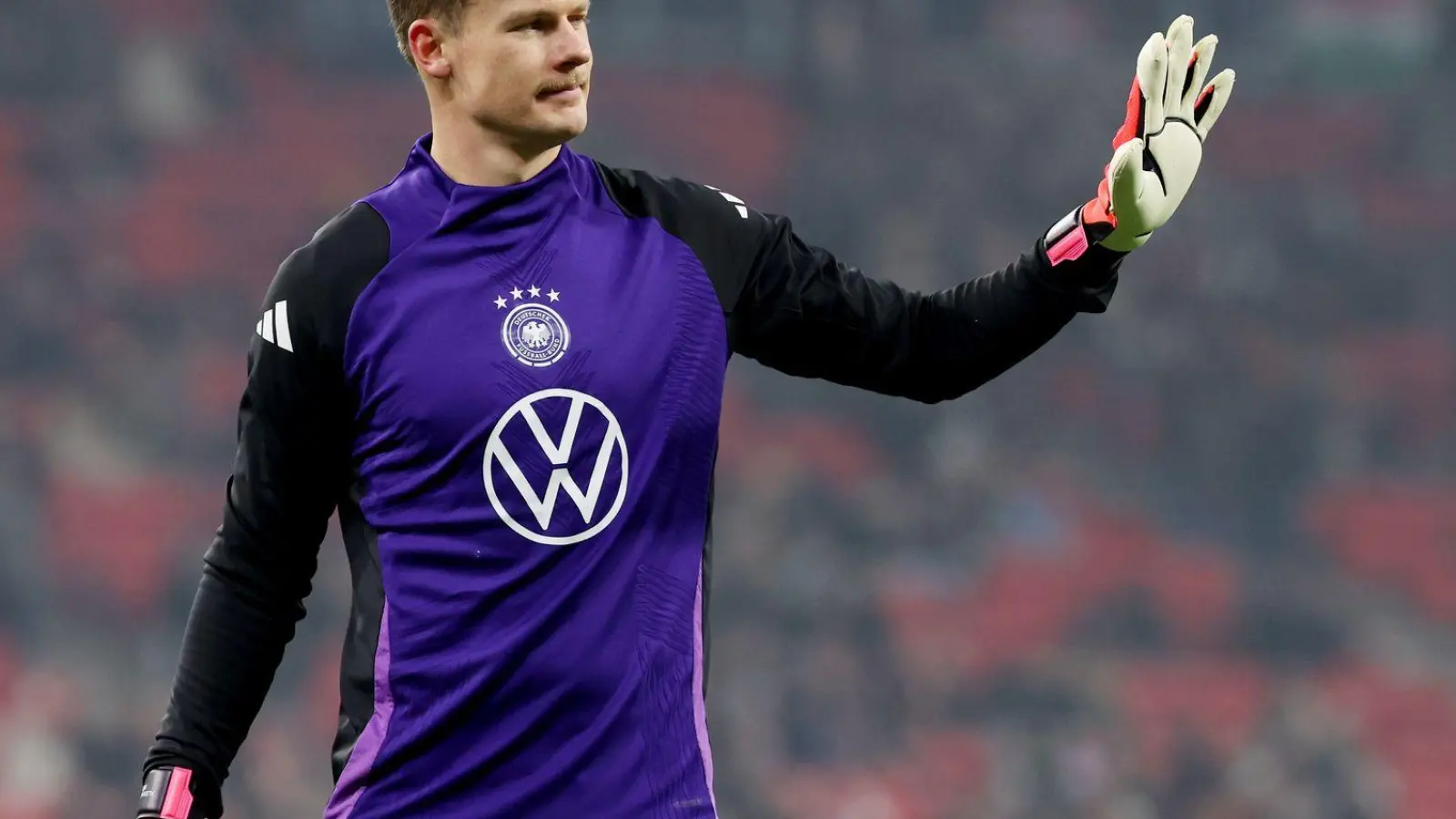 Alexander Nübel steht gegen Ungarn im Tor. (Foto: Christian Charisius/dpa)