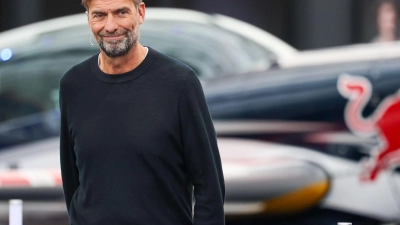 Jürgen Klopp bei seiner Vorstellung in Salzburg. (Foto: Jan Woitas/dpa)