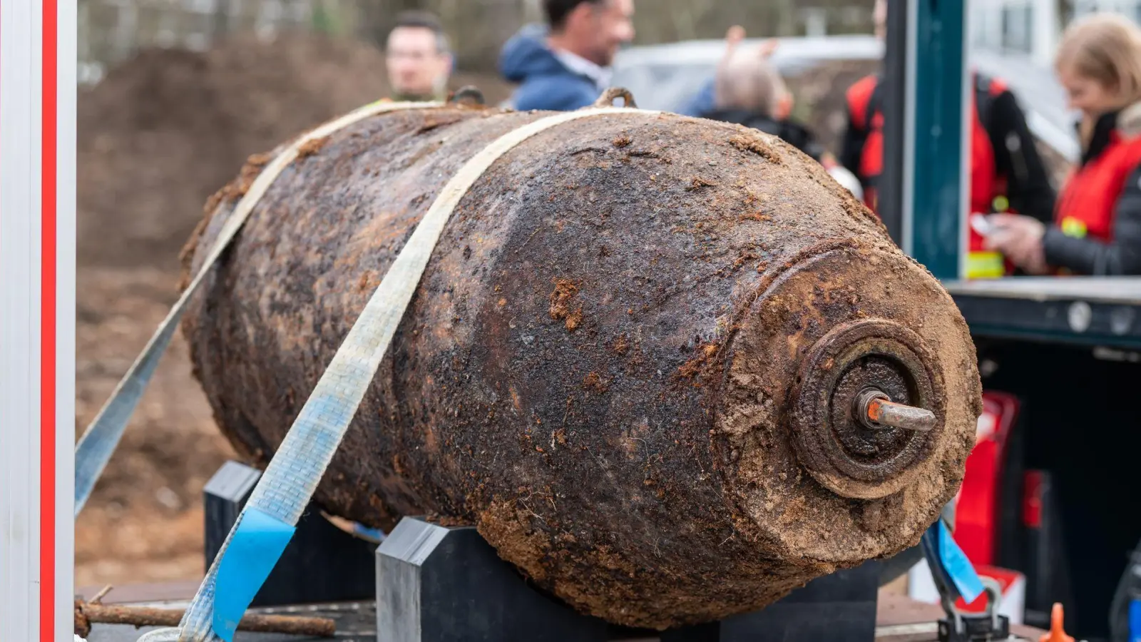 Zum wiederholten Mal wurde in Landshut eine Fliegerbombe entdeckt. (Symbolbild) (Foto: Silas Stein/dpa)